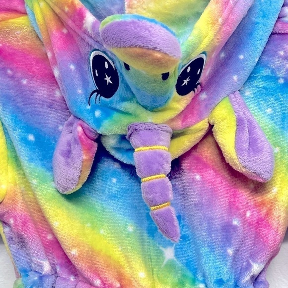 GIRLS Hooded Unicorn Robe (fits 6-7 year old) - Picture 7 of 10